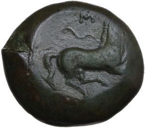 reverse: Aitna. AE c. 355-339 BC