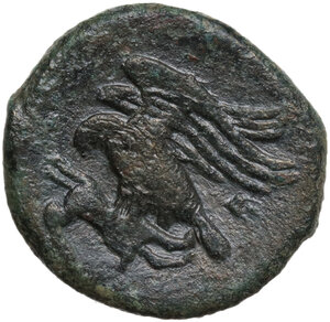 reverse: Akragas. AE 19 mm. c. 338-317 BC