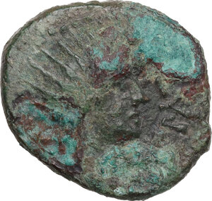 obverse: Entella.  L. Sempronius Atratinus.. AE 22.5 mm, after 210 BC