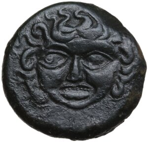 obverse: Kamarina. AE Tetras, c. 420-405 BC