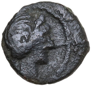 obverse: Kentoripai. AE 10.5 mm. c.  208-200 BC