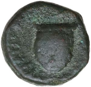 reverse: Messana.  The Mamertinoi.. AE Onkia, c. 220-200 BC