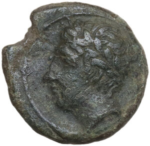 obverse: Solous. AE 13.5 mm, late 4th-early 3rd centuries BC. Siculo-Punic coinage