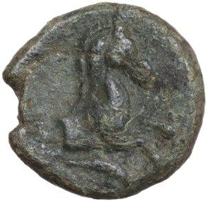 reverse: Solous. AE 13.5 mm, late 4th-early 3rd centuries BC. Siculo-Punic coinage