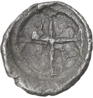 reverse: Syracuse.  Hieron I (c. 478-466 BC).. AR Obol, c. 475-470 BC