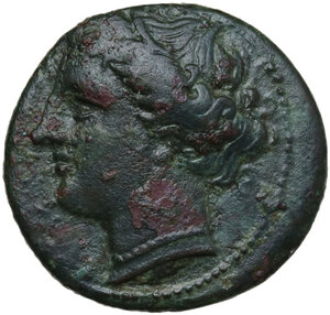 obverse: Syracuse.  Hieron II (274-216 BC).. AE, 274-216 BC