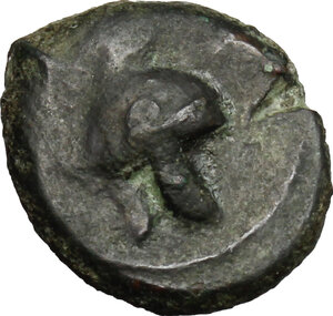obverse: Tauromenion.  Campanian Mercenaries. . AE 13 mm, c. 392-358 BC