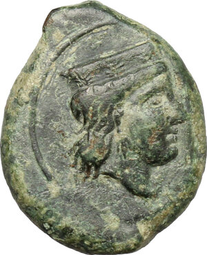 reverse: Thermai Himerenses. AE 16mm, 407-406 BC