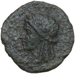 obverse: Uncertain mint.  Under roman rule.. AE 16.5 mm, c. 204-190 BC