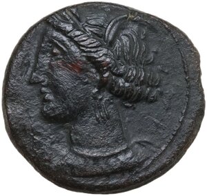 obverse: AE 19 mm. Circa 300-264 BC. Uncertain mint