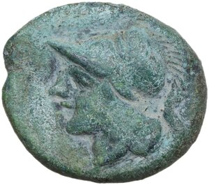 obverse: Anonymous. AE Litra, 269 BC