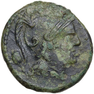 obverse: Anonymous.. AE Uncia, 215-212 BC
