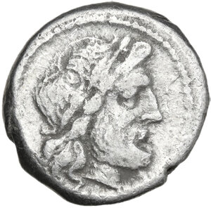 obverse: Anonymous. AR Victoriatus, uncertain Campanian mints, 215-211 BC