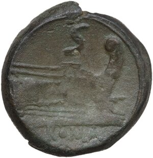 reverse: Anonymous.. AE Semis, c. 211 BC