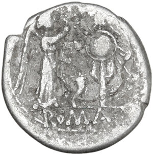 reverse: Cornucopiae series. AR Victoriatus, uncertain Campanian mint (Capua?), 208 BC