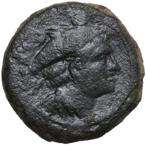 obverse: P. Manlius Vulso.. AE Sextans, uncertain mint in Sardinia, 210 BC
