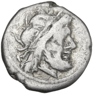 obverse: MAT series. . AR Victoriatus, uncertain mint, 203 BC