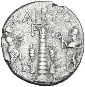 reverse: C. Augurinus.. AR Denarius, 135 BC