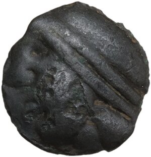 obverse: Central Gaul, Sequani. Potin Unit, c. 70-40 BC