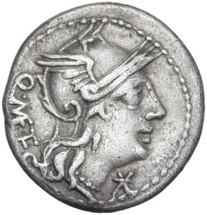 obverse: Q. Caecilius Metellus . AR Denarius, 130 BC