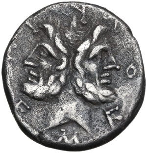obverse: M. Furius Philus. Denarius, 119 BC