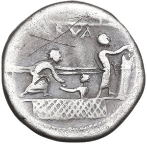 reverse: P. Nerva. Denarius, 113 or 112 BC