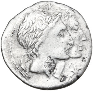 obverse: Mn. Fonteius. Denarius, 108 or 107 BC