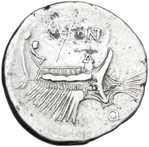reverse: Mn. Fonteius. Denarius, 108 or 107 BC