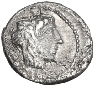 obverse: M. Cato. Quinarius, 89 BC