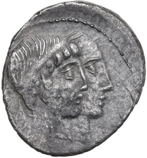 obverse: C. Marcius Censorinus. Denarius, 88 BC