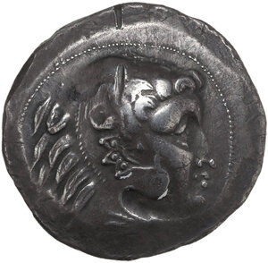 obverse: Celtic, Danubian Region. AR Tetradrachm. Imitations of Alexander III of Macedon. 3rd-2nd centuries BC