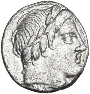 obverse: Gargilius, Ogulnius and Vergilius. . Denarius, 86 BC