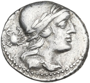 obverse: M. Volteius. Denarius, Rome mint, 78 BC