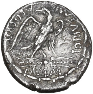 reverse: M. Plaetorius M. f. Cestianus. Denarius, 67 BC