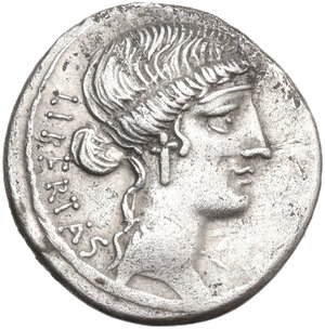 obverse: M. Iunius Brutus. AR Denarius, 54 BC