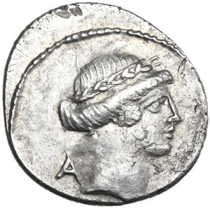 obverse: C. Considius Paetus. Denarius, 46 BC