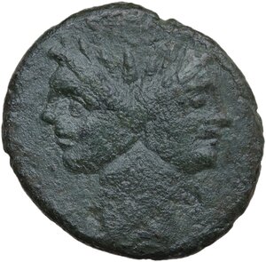 obverse: Sextus Pompeius Magnus Pius.. AE As, c. 42-38 BC. Sicily