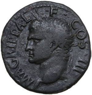obverse: Agrippa (died 12 BC).. As, struck under Caligula, 37-41