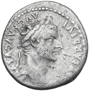 obverse: Tiberius (14-37).. AR Denarius, Tribute Penny type. Lugdunum mint, 18-35 AD