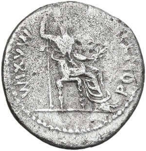 reverse: Tiberius (14-37).. AR Denarius, Tribute Penny type. Lugdunum mint, 18-35 AD