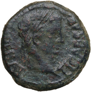 obverse: Tiberius (14-37).. AE As, Tarazona mint