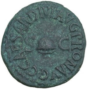 obverse: Gaius (Caligula) (37-41).. AE Quadrans, Rome mint, 40-41