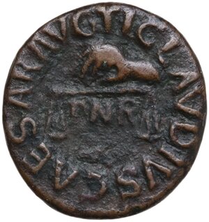 obverse: Claudius (41-54).. AE Quadrans, 41 AD