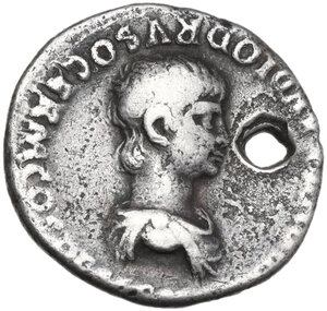 obverse: Nero as Caesar (50-54).. AR Denarius, Rome mint, struck under Claudius, 50-54