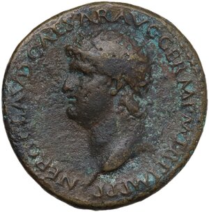 obverse: Nero (54-68).. AE Dupondius, Rome mint, 62-68