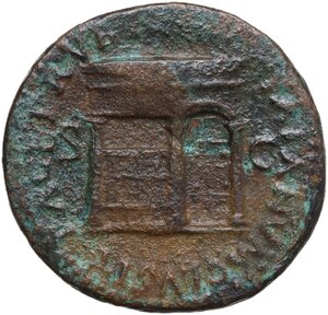 reverse: Nero (54-68).. AE As, Rome mint, 62-68