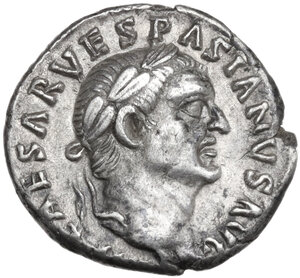 obverse: Vespasian (69-79).. AR Denarius, 70 AD