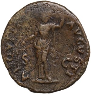 reverse: Vespasian (69-79).. AE As, Lugdunum mint