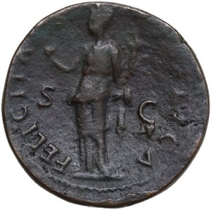 reverse: Vespasian (69-79).. AE Dupondius, 76 AD