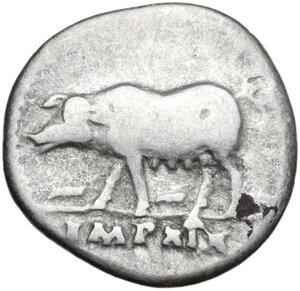 reverse: Vespasian (69-79).. AR Denarius, 77-78